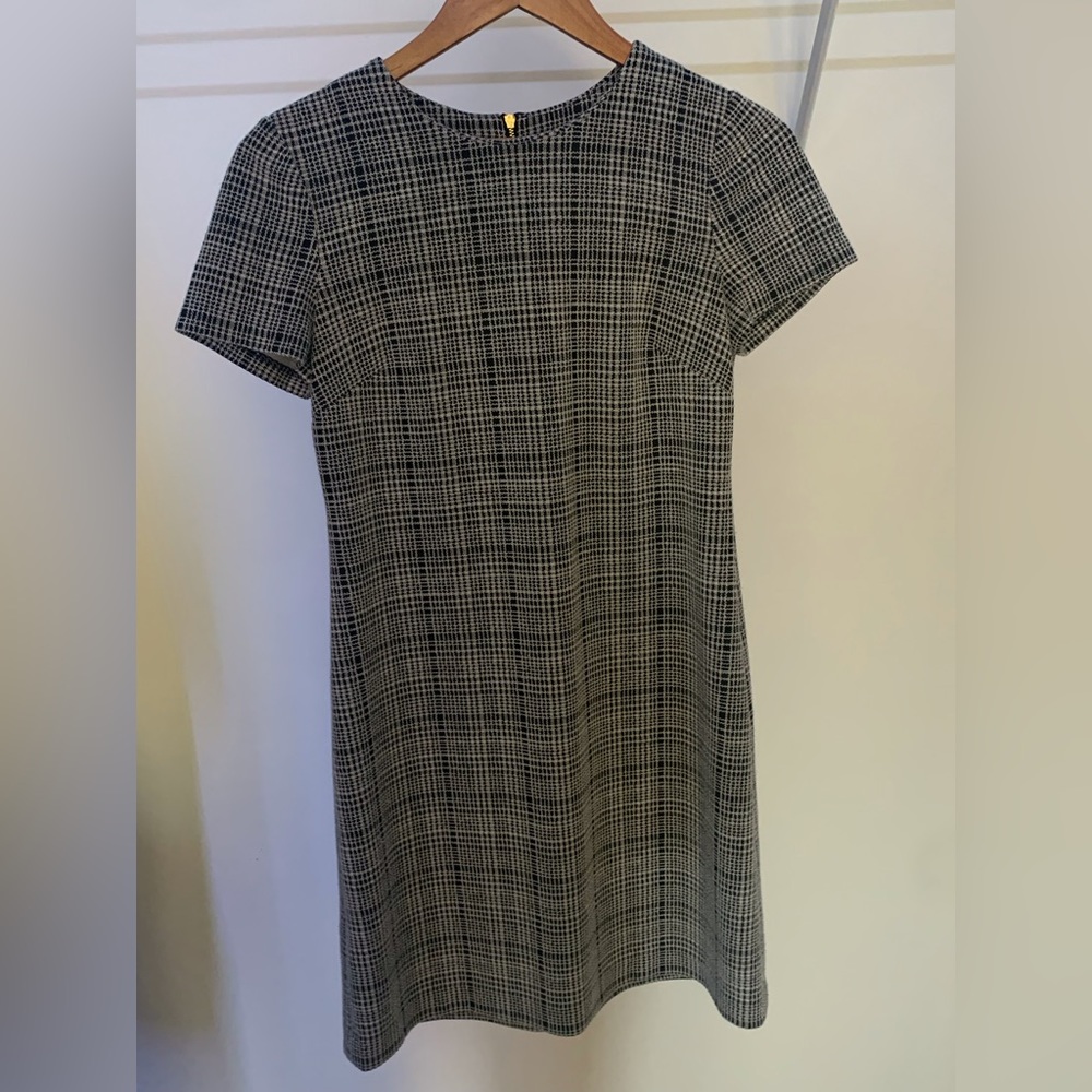 Plaid Calvin Klein sheath dress